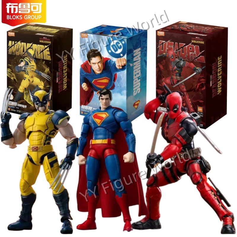 Model Kit Deadpool - Blokees Marvel Deadpool Wolverine ve DC