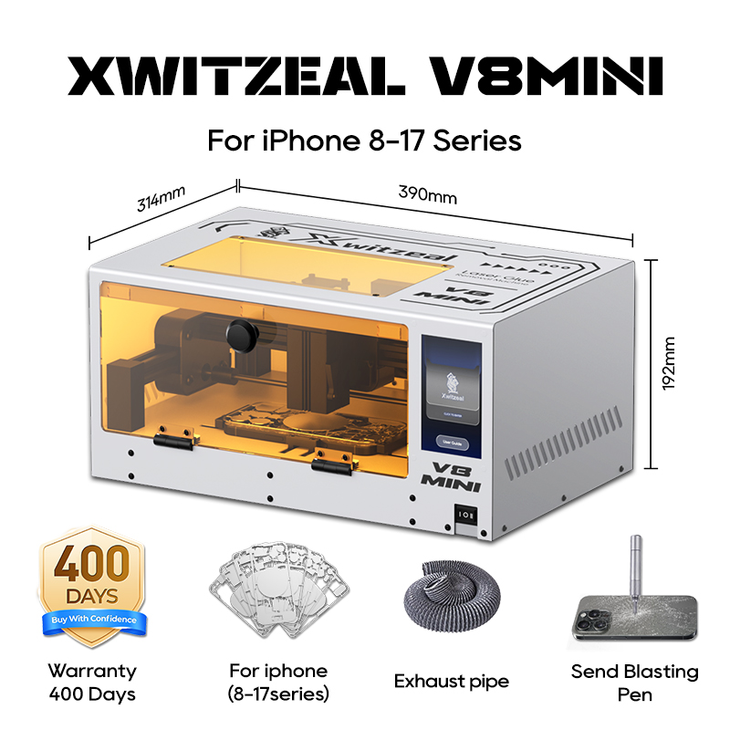 Model Kit V8 - Xwitzeal ® iPhone Arka Cam Onarımı
