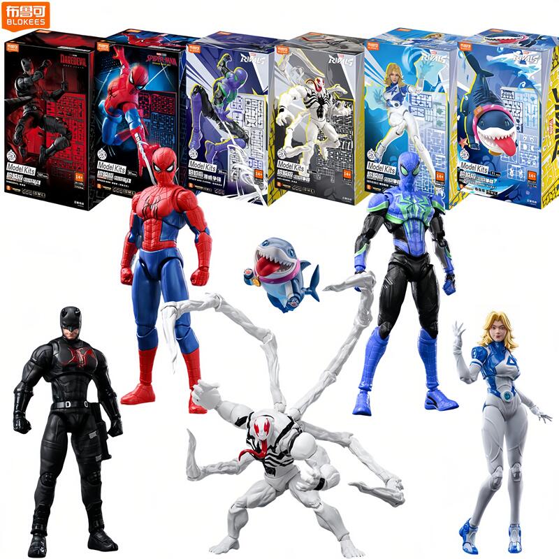 Model Kit Ultron - Blokees Örümcek Adam Anti-Venom Daredevil Aksiyon