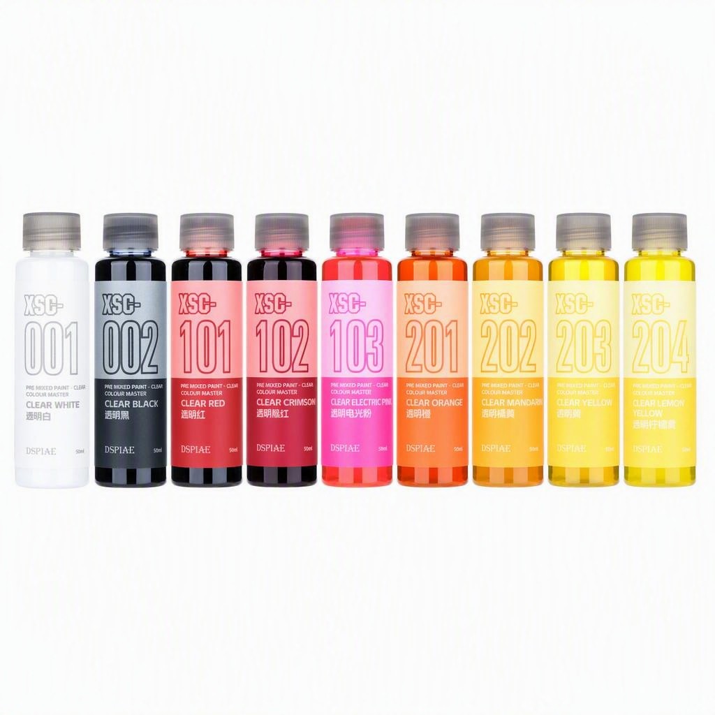 Metallic Paint Set - Yeni DSPIAE XSC Serisi 50ML Önceden