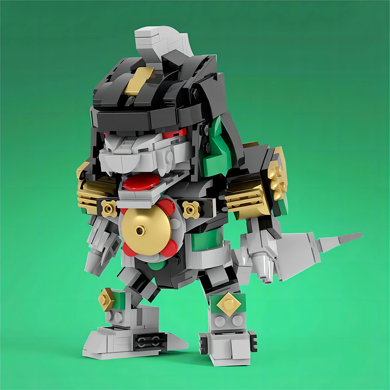 MOC Mighty Morphined güç Range - Model Kit Voltron incelemesi ve fiyatı