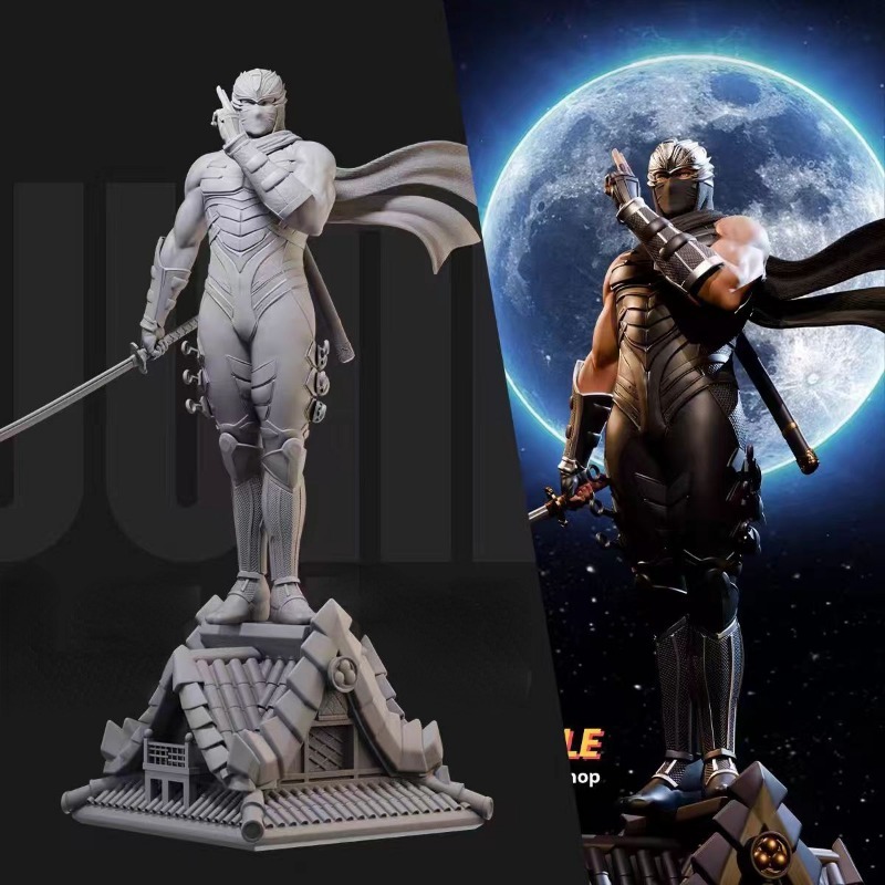 1/24 minyatür siyah Robe Ninja - Model Kit Ninja incelemesi ve fiyatı