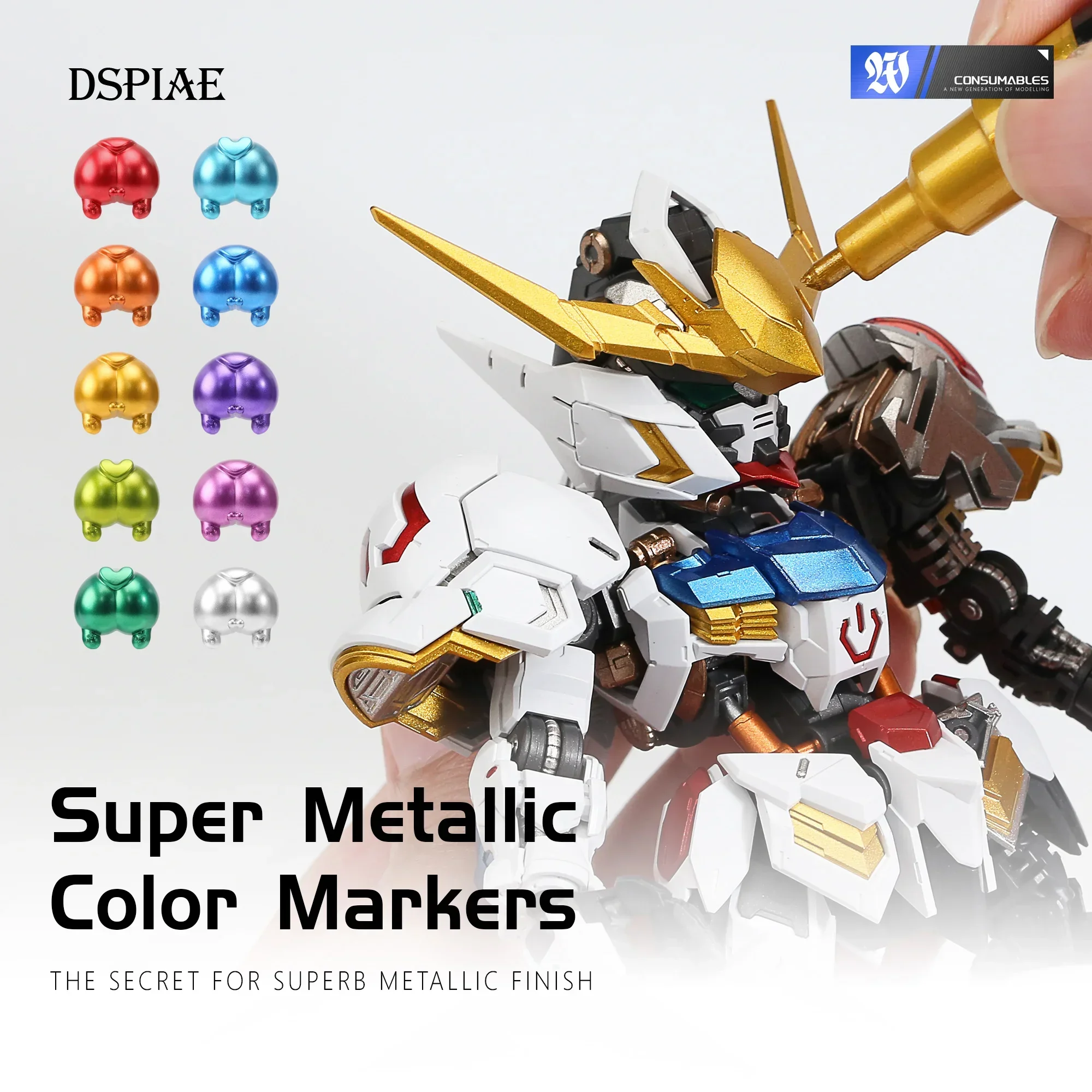 DSPIAE MKA Süper Metalik Marke - Metallic Paint Set incelemesi ve fiyatı