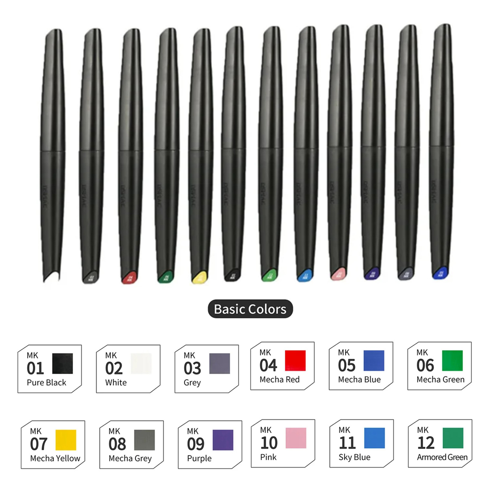 DSPIAE Yumuşak Ucu Su bazlı iş - Metallic Paint Set incelemesi ve fiyatı