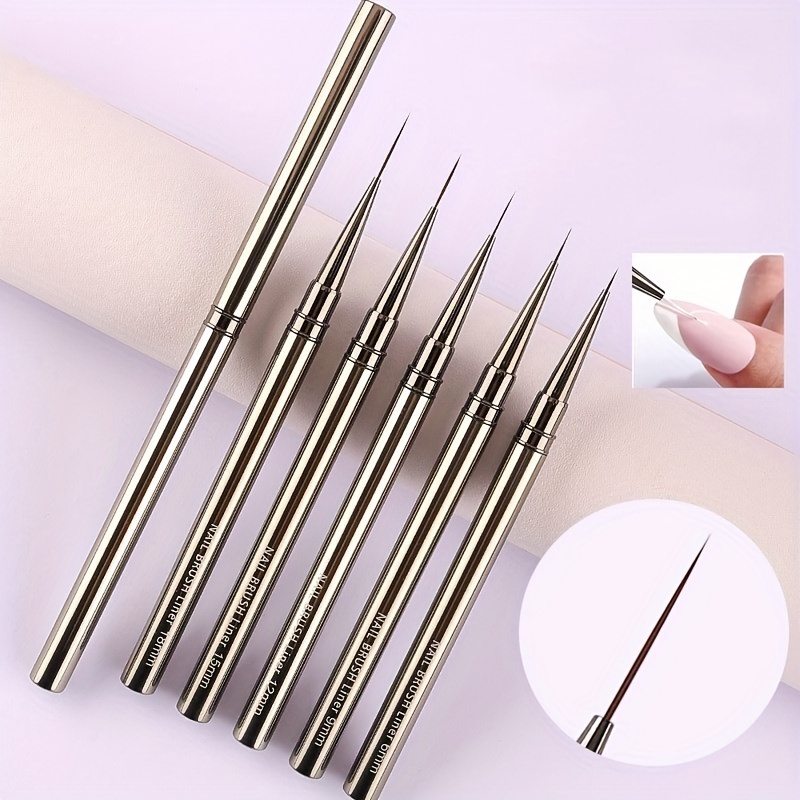 5 adet tırnak sanat astar fırç - Metallic Paint Set incelemesi ve fiyatı