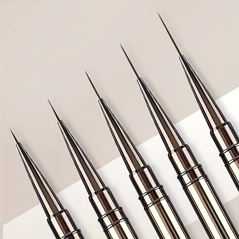5 adet tırnak sanat astar fırç - Metallic Paint Set incelemesi ve fiyatı