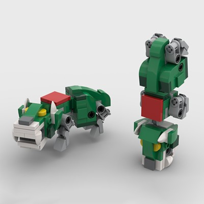 711 parça MOC Voltron_V1 Creat - Model Kit Voltron incelemesi ve fiyatı