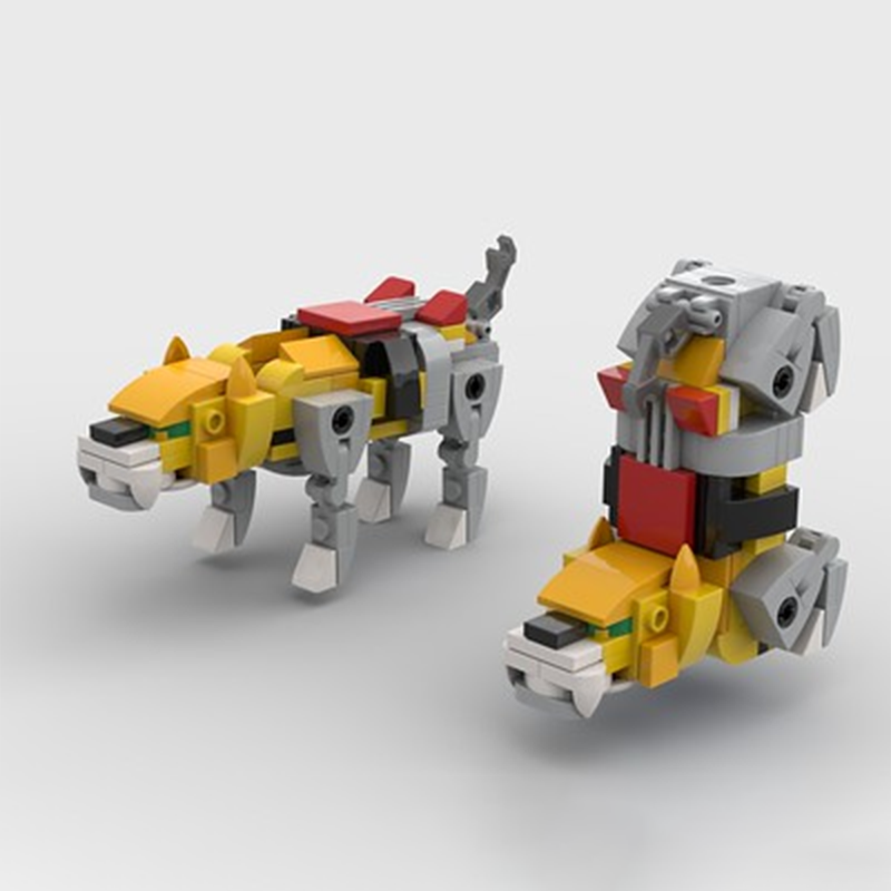 711 parça MOC Voltron_V1 Creat - Model Kit Voltron incelemesi ve fiyatı