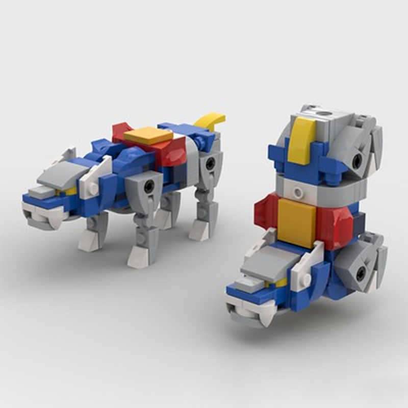 711 parça MOC Voltron_V1 Creat - Model Kit Voltron incelemesi ve fiyatı