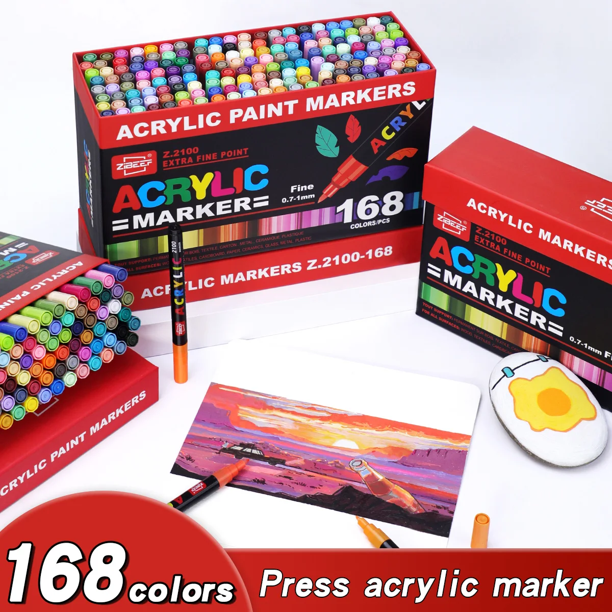 36-240 Renk Akrilik Boya Kalem - Metallic Paint Set incelemesi ve fiyatı