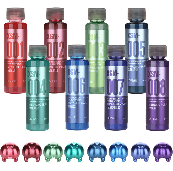 DSPIAE XSM Metalik Su Bazlı Bo - Metallic Paint Set incelemesi ve fiyatı